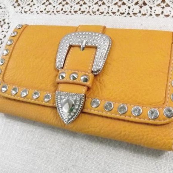 Southwestern Style Faux Leather Billfold Wallet - Picture 2 of 7